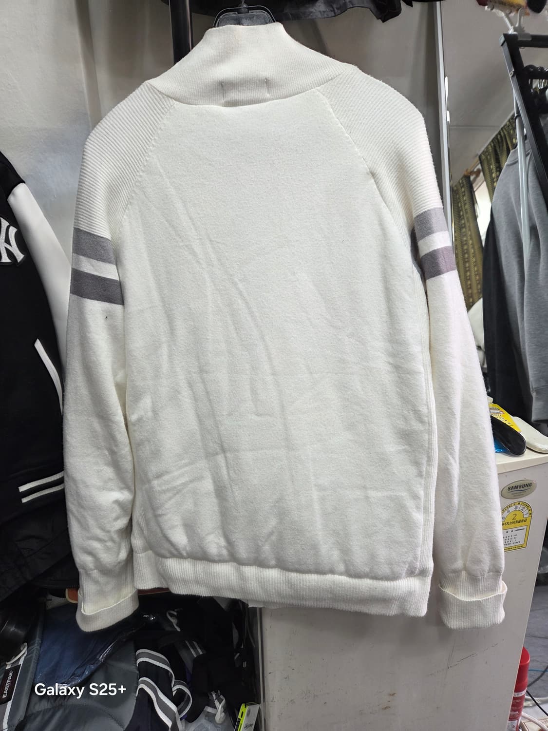 타이틀리스트   화이트  니트   골프자켓 상품이미지3