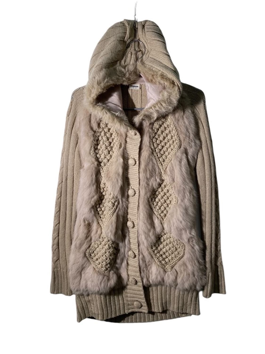 vingtrois 후드 롱 가디건 상품이미지1