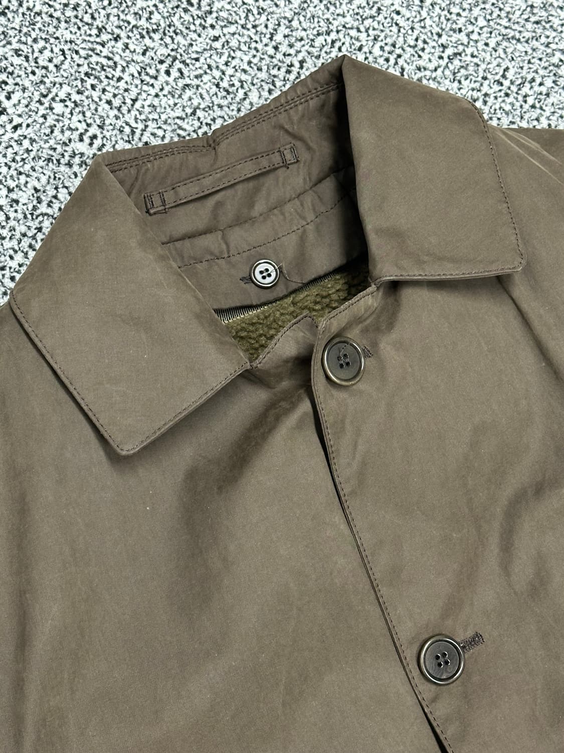 아스페시 브라운 코트 자켓 상품이미지3