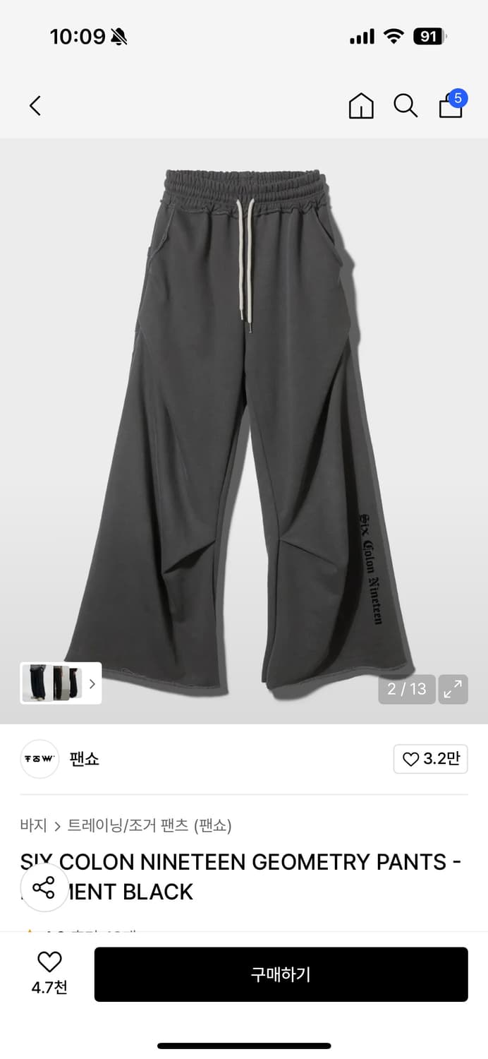 팬쇼 팬츠 상품이미지2