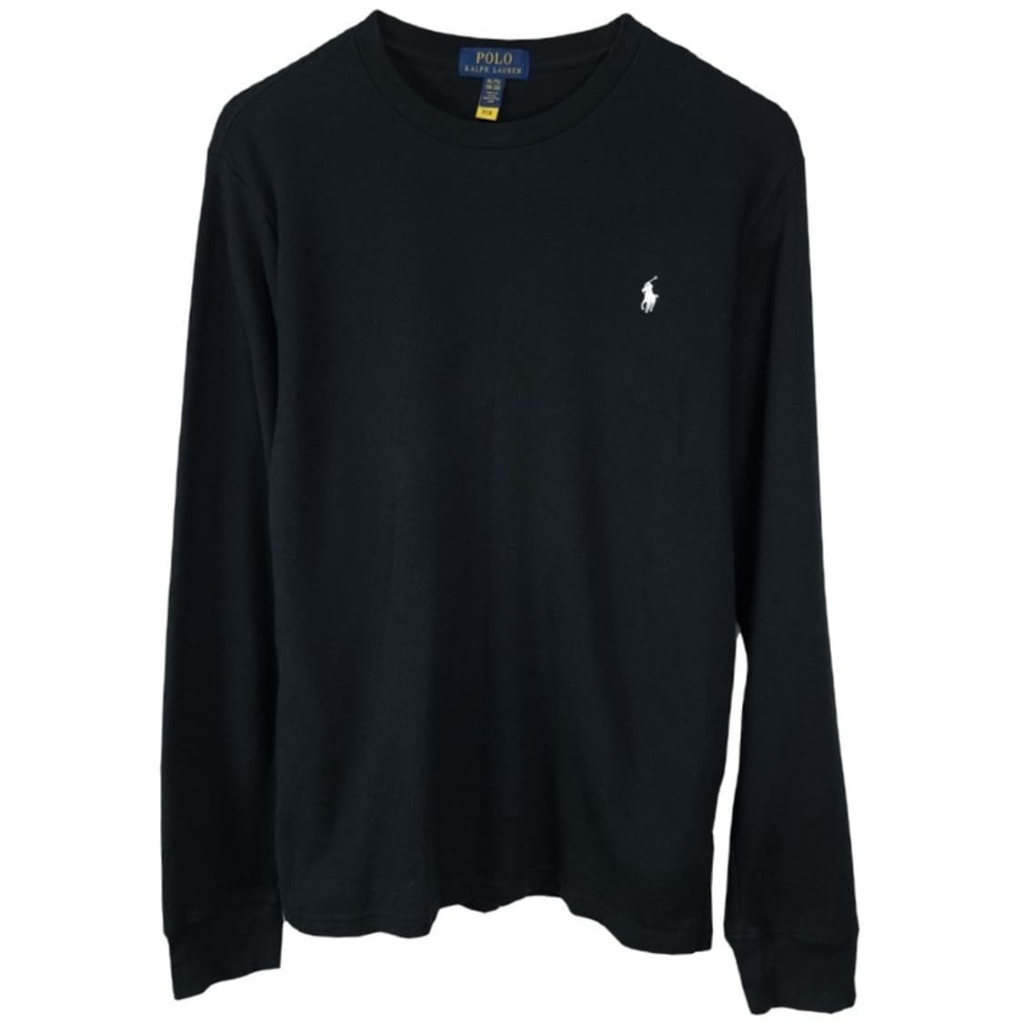 [폴로 랄프로렌] 포니 로고 자수 롱슬리브 긴팔티 블랙 M19328 상품이미지2