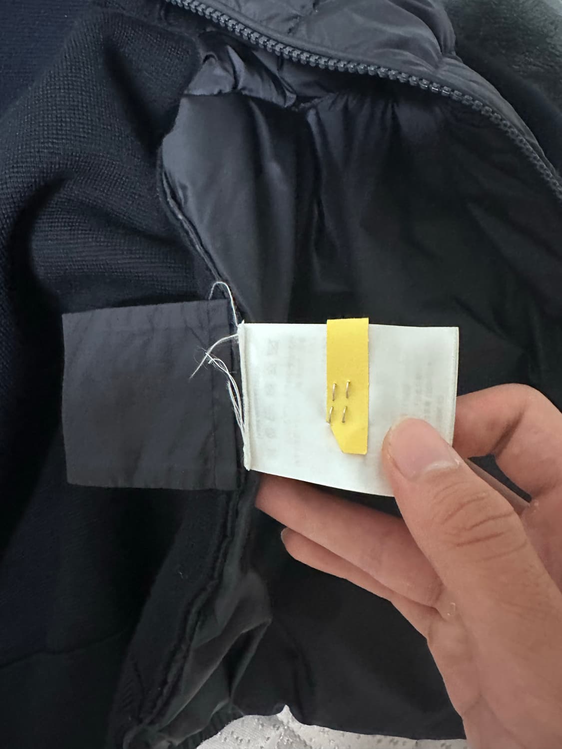 몽클레어 니트패딩 s사이즈 네이비 상품이미지6