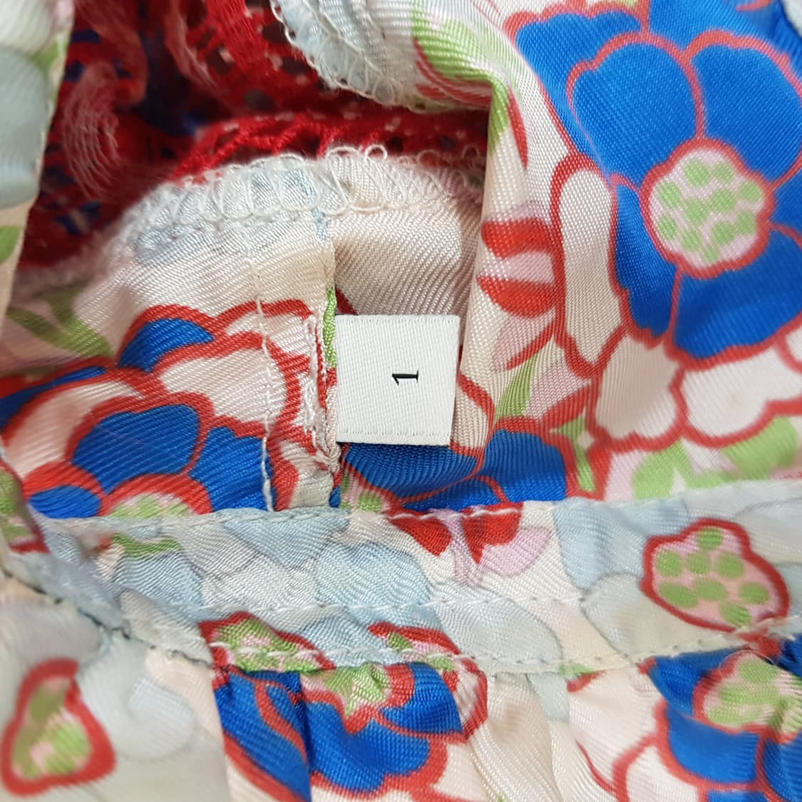 산드로 sandro 플로럴 실크 레이스 패치 블라우스 1사이즈 상품이미지7