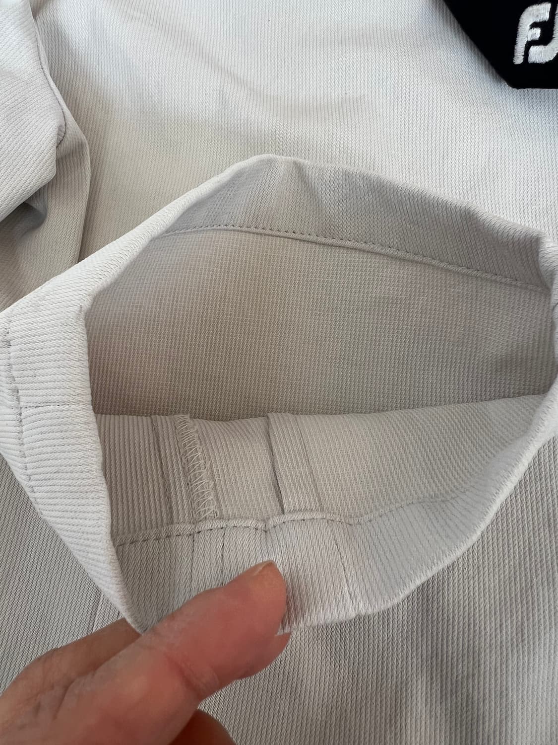 풋조이 여자 아이보리 골프바지 코튼린넨팬츠  상품이미지4