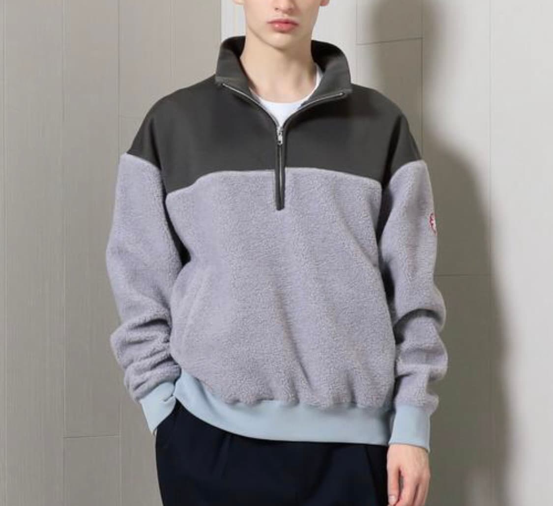 [L] FW17' 카브엠트 플리스 하프 집 상품이미지9