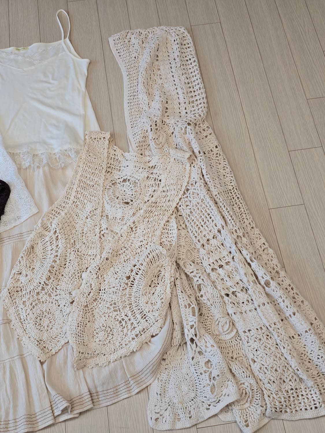 일본빈티지 아이보리 셋업 6pc 상품이미지5