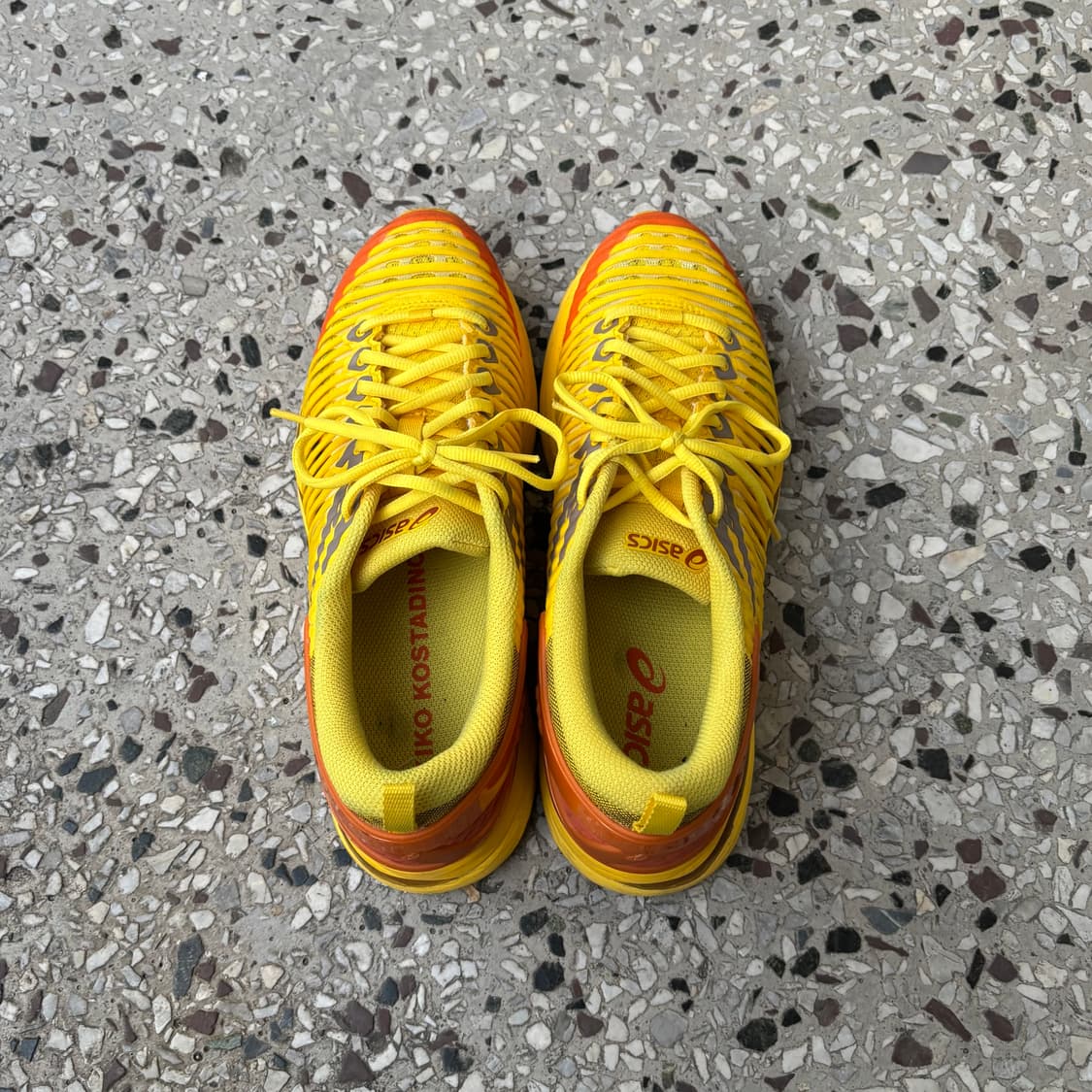 asics X kiko gel-delva yellow 상품이미지3