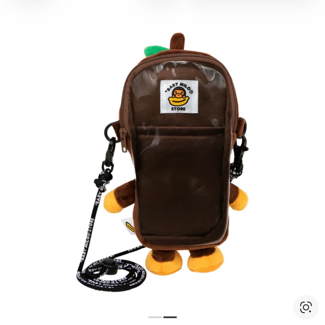 베이프 베이비 마일로 플러시 모바일 백 레드 상품이미지2