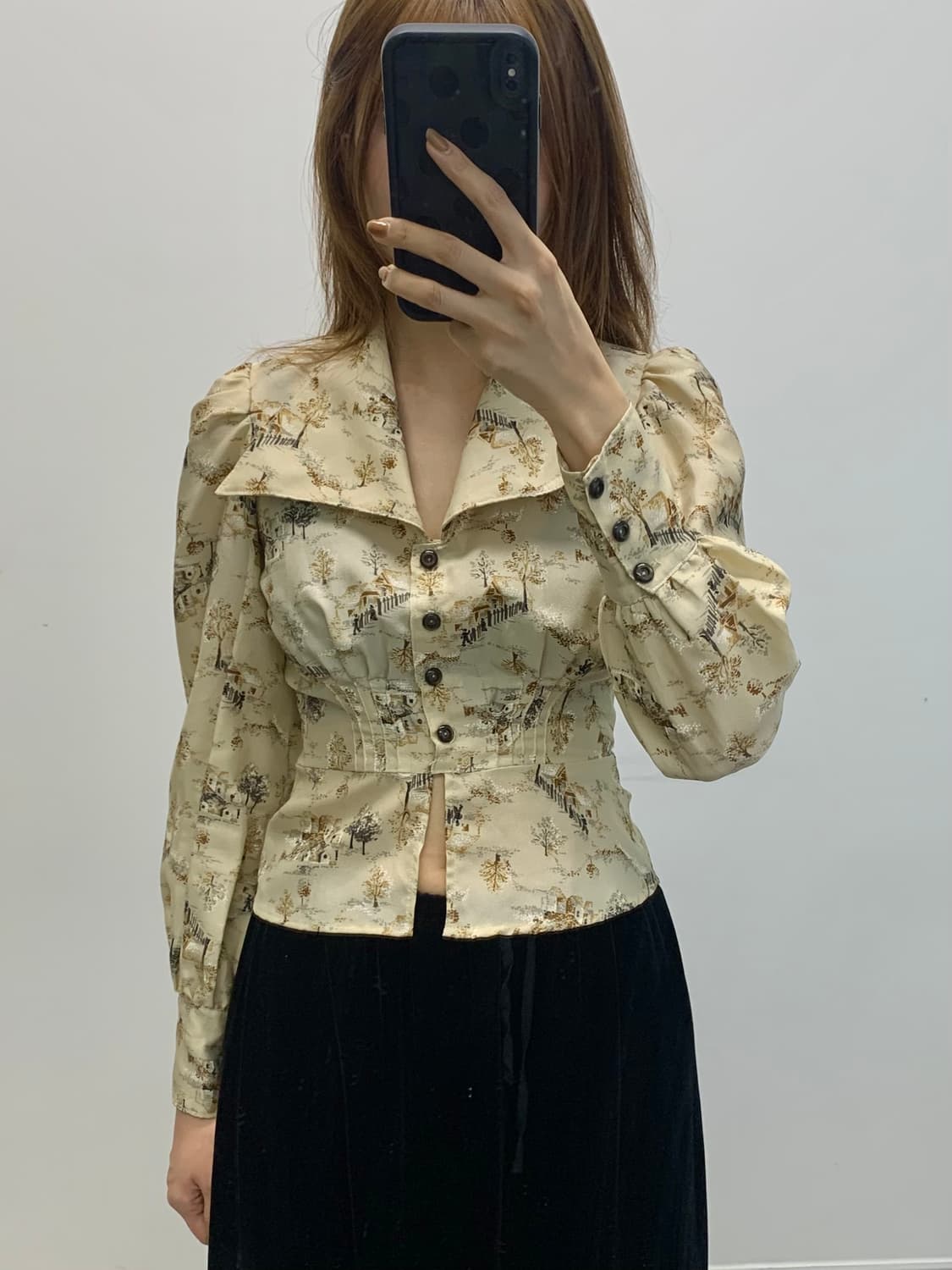 빅카라 퍼프 블라우스 상품이미지8