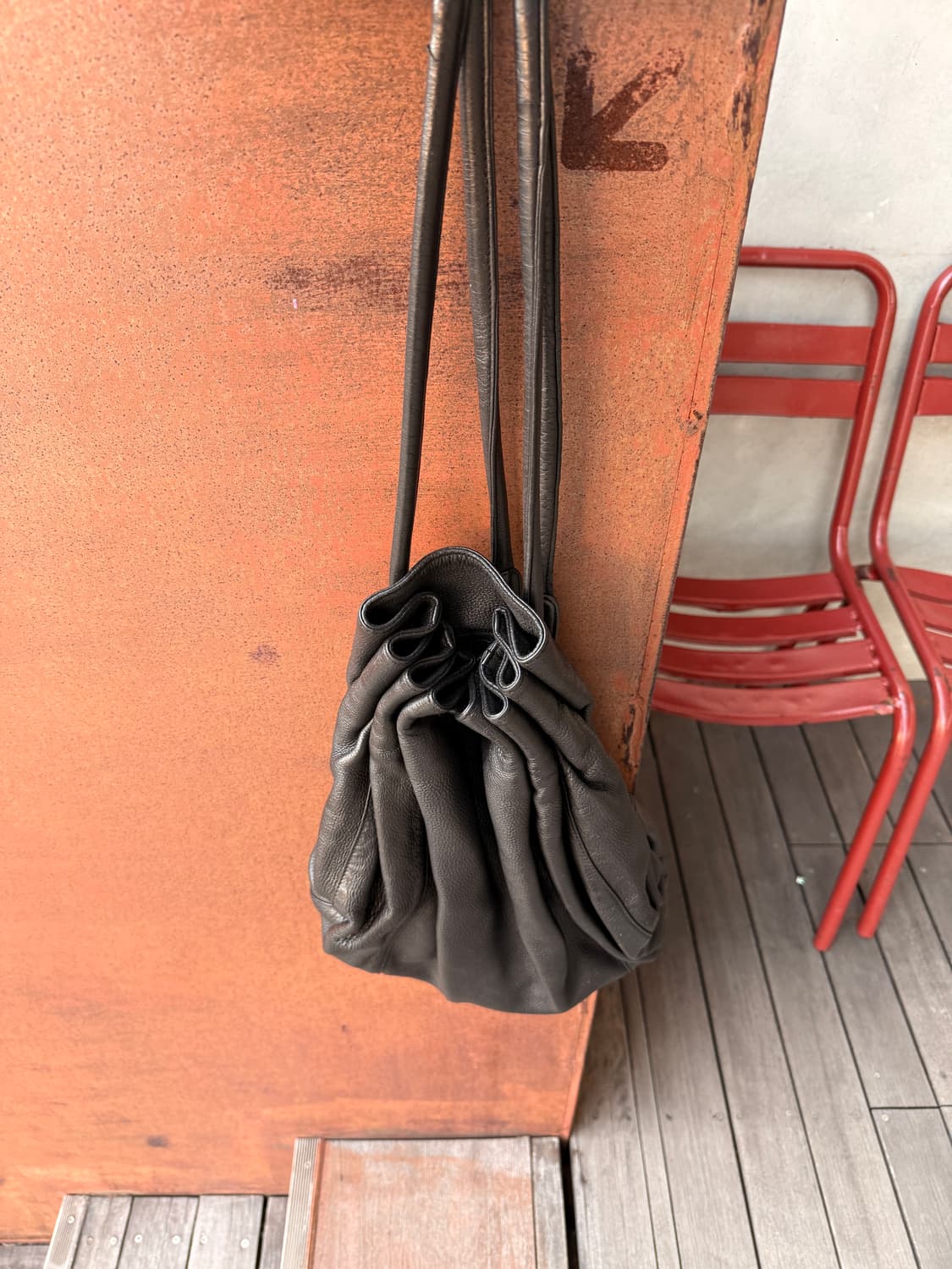 Leather Bucket Bag 상품이미지2