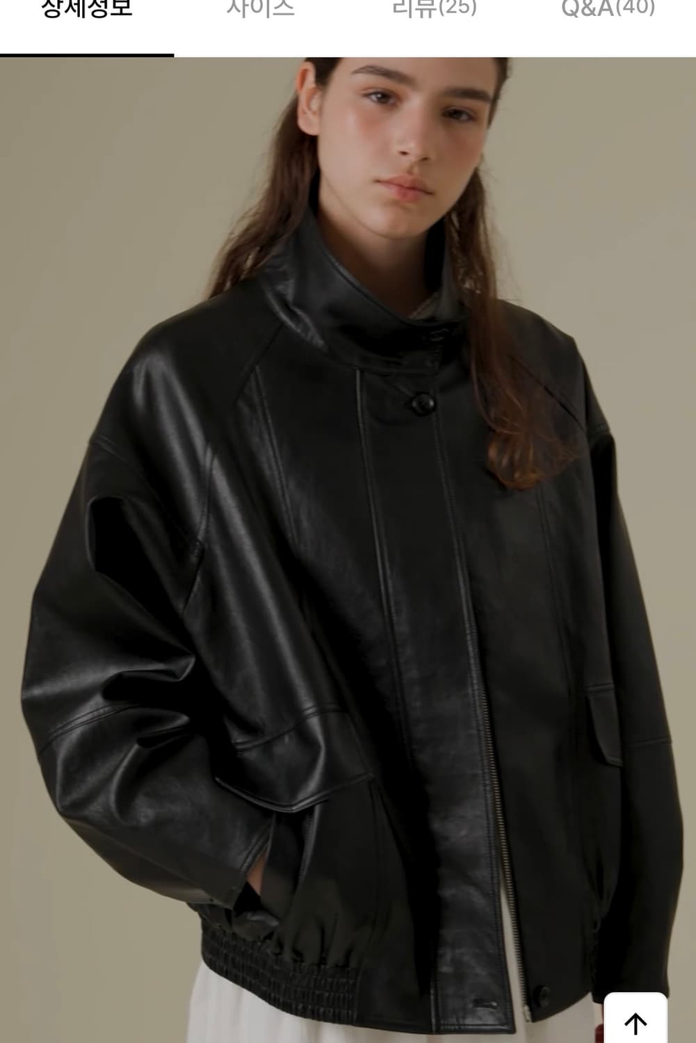 망고매니플리즈 에타 레더 점퍼 S 상품이미지2