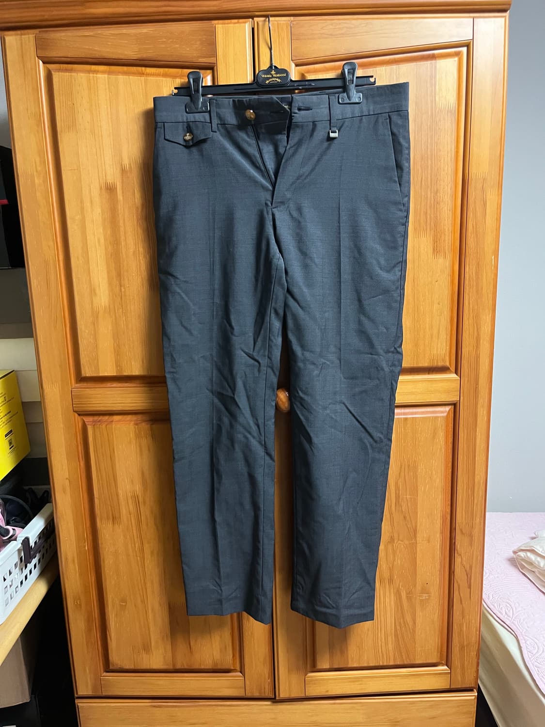 비비안 웨스트우드 그레이 슬렉스 상품이미지1