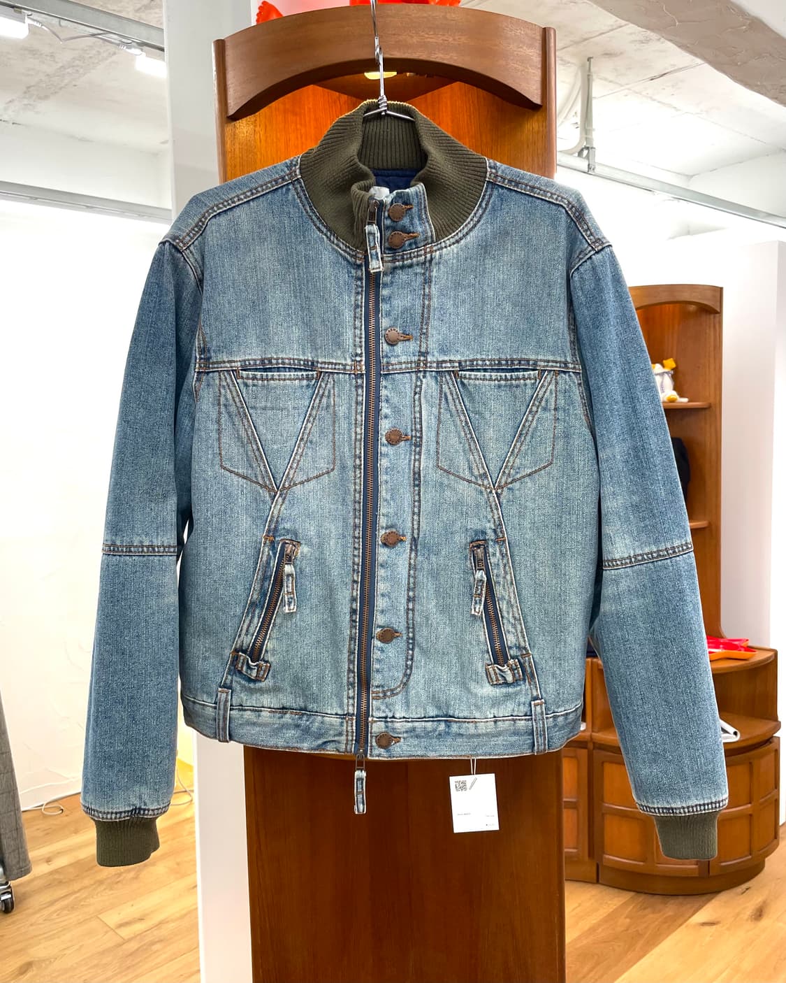 [S] 아르마니 익스체인지 데님 봄버 자켓 상품이미지1