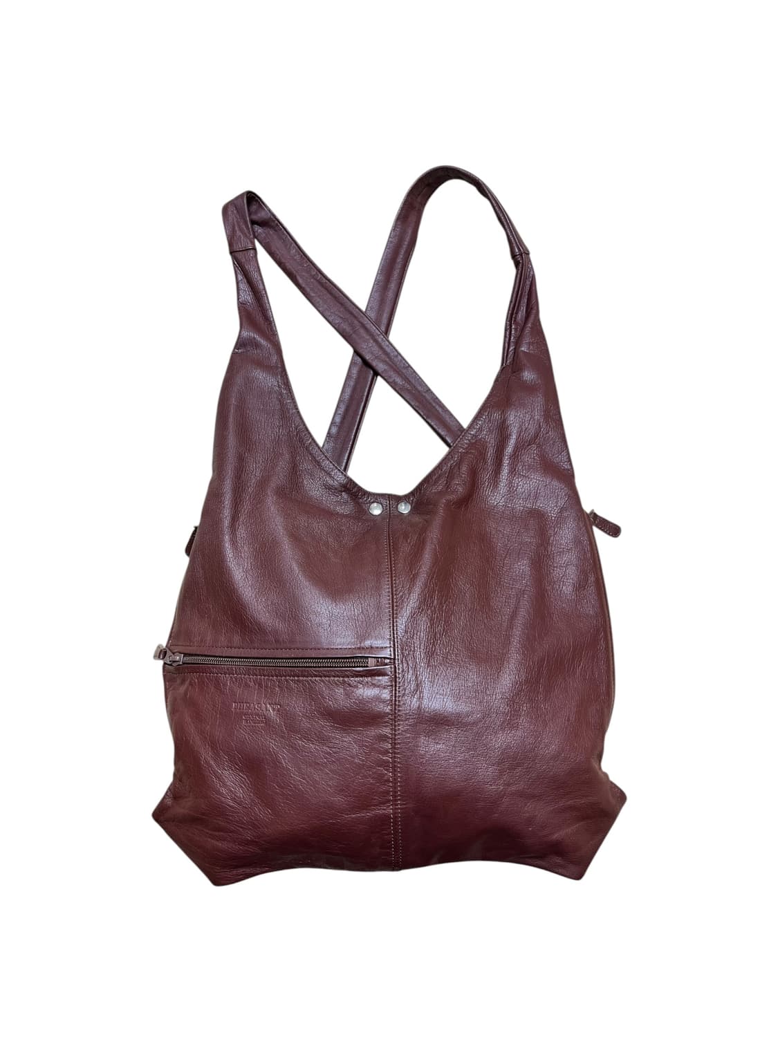 Cross strap leather bag 상품이미지1