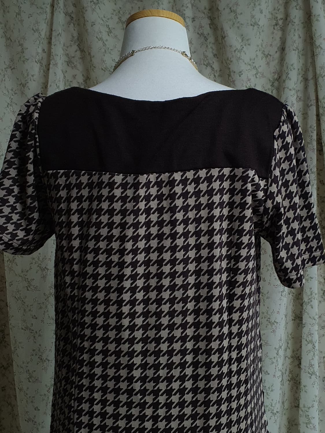 [일본빈티지] 4천원 하운드투스 체크 반팔 원피스 상품이미지5