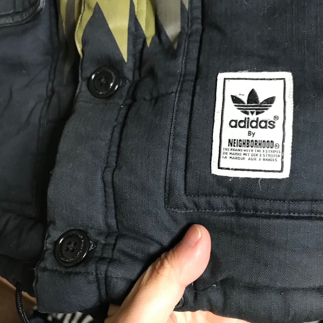 아디다스x네이버후드 콜라보 패딩조끼점퍼 상품이미지5