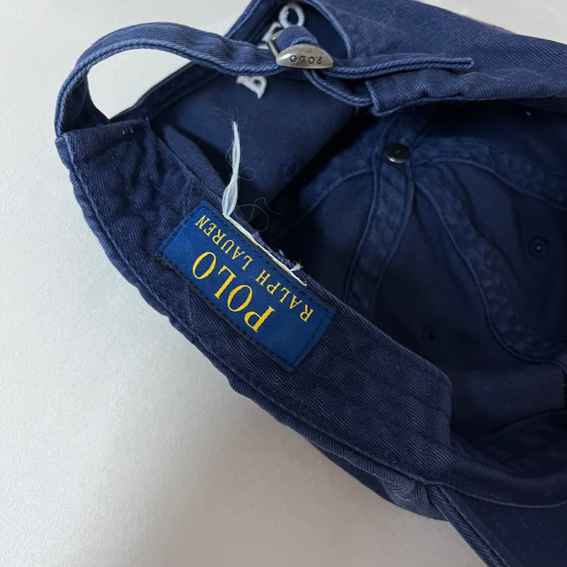 [정품] 폴로 네이비 / 화이트포니 모자 상품이미지5