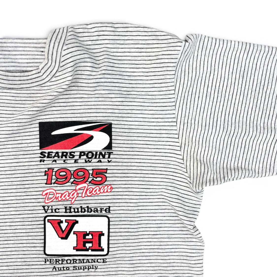 1995 Sears Point Raceway 스트라이프 티셔츠 상품이미지3