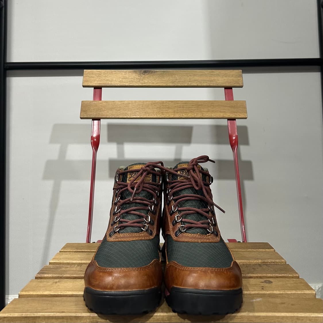 UK7.5) Danner 대너 부츠 남성 남자 하이킹 부츠 재그 브라운 상품이미지2