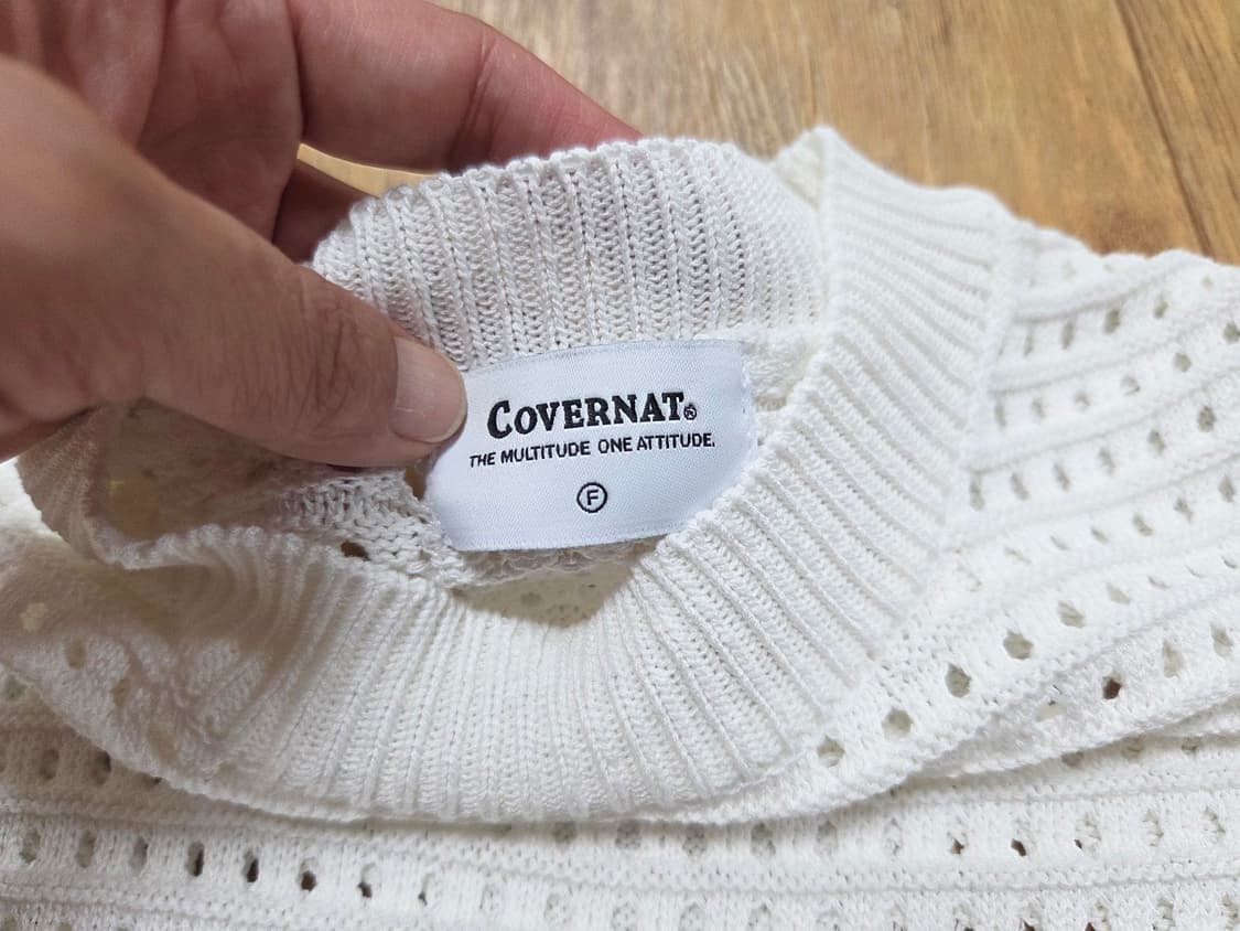 커버낫(COVERNAT) 슬리브리스 니트원피스 55-66 상품이미지8