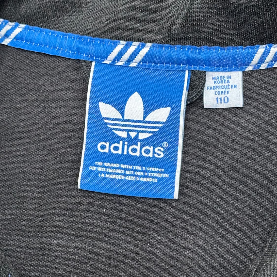 아디다스 구형 빈티지 유로파 블랙 져지 110 상품이미지7