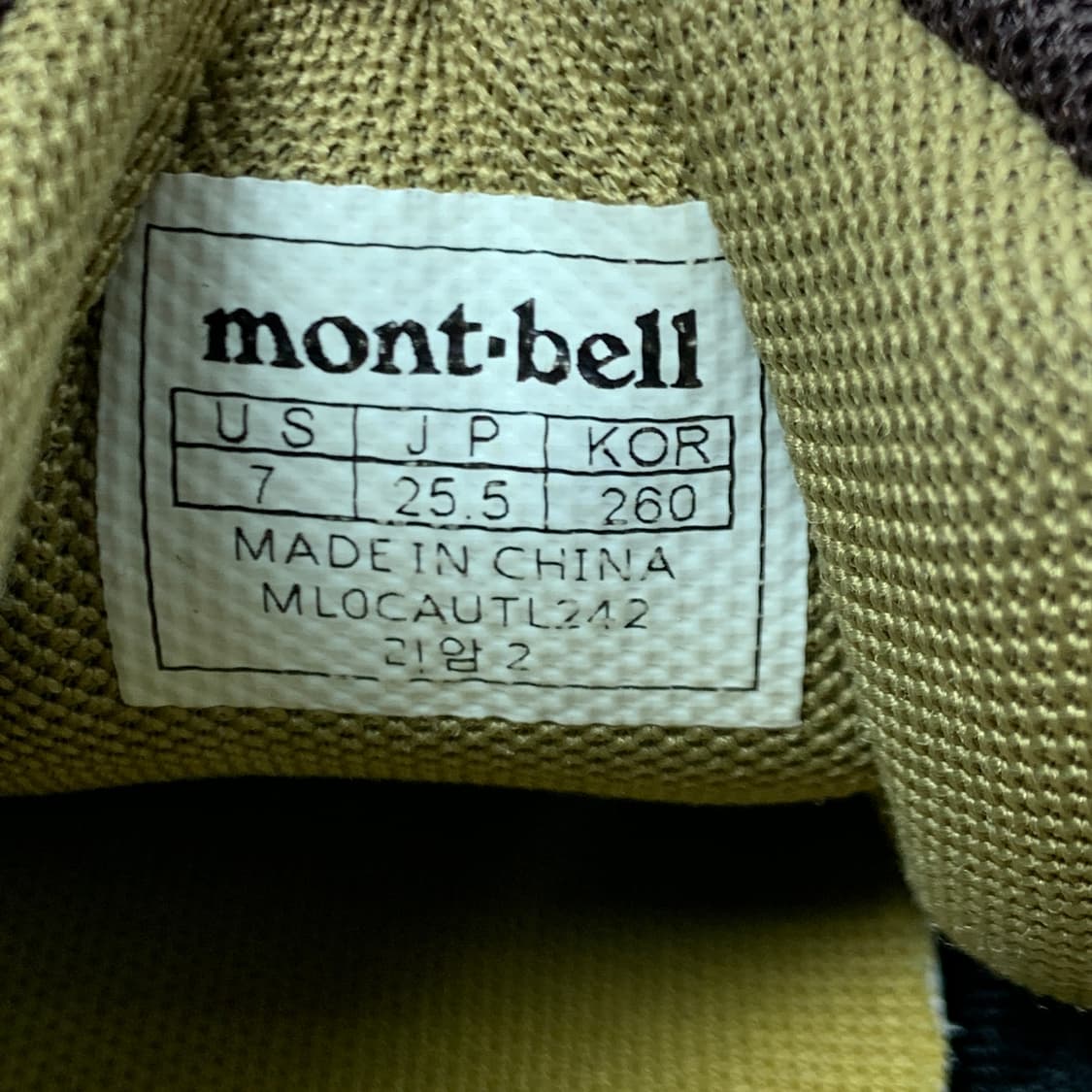 [260/정품] 몽벨 리암2 남성 트레킹화 운동화 신발
 상품이미지10