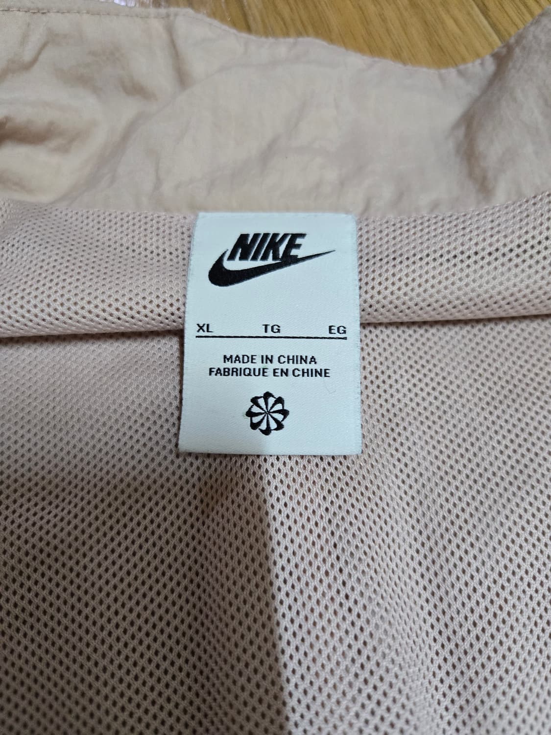 나이키 핑크 스우시 에센셜 우븐 바람막이 점퍼 상품이미지7