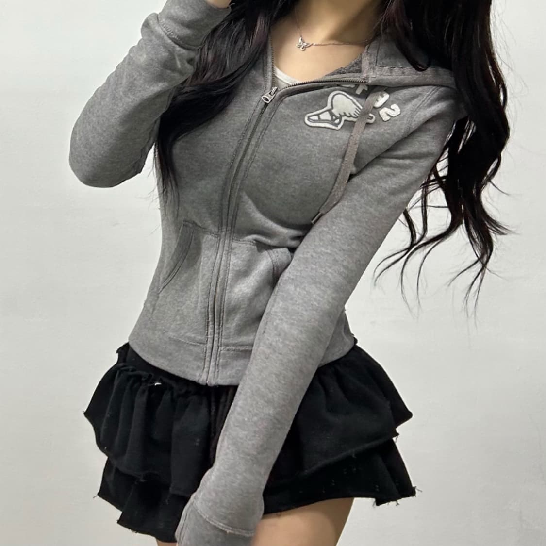 대대장 아베크롬비 딱붙핏 날개 후드집업 S 상품이미지2