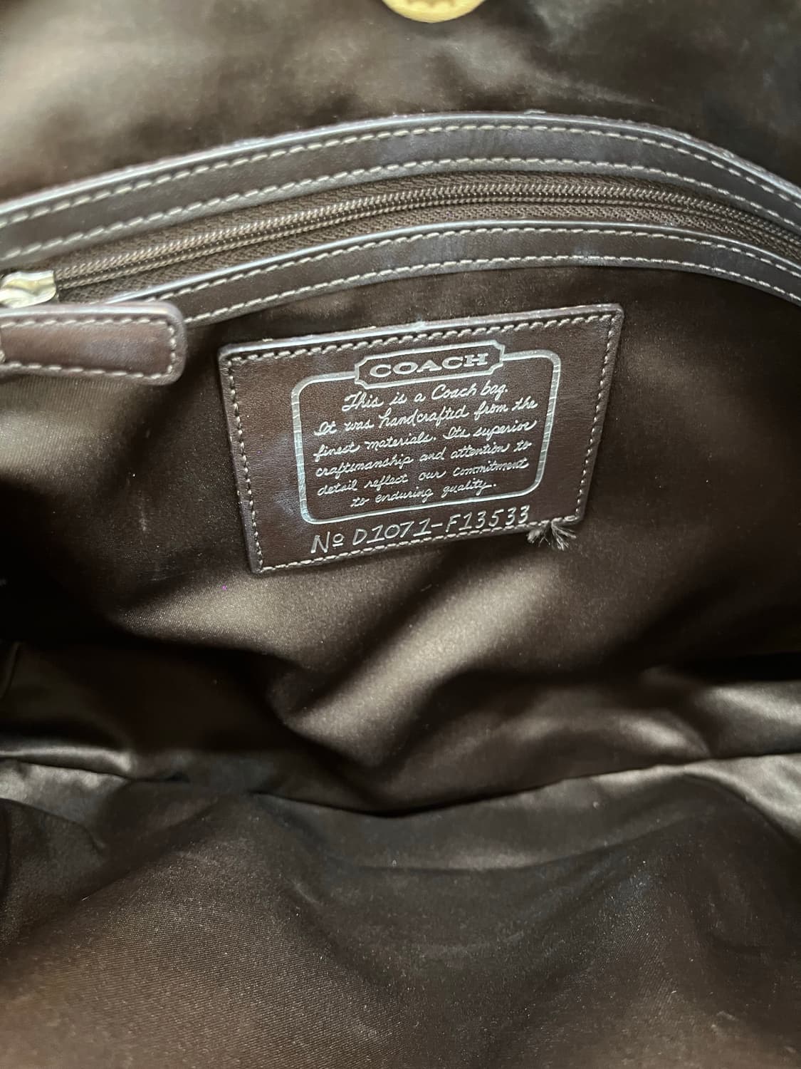 Coach Beige Square Bag 상품이미지7