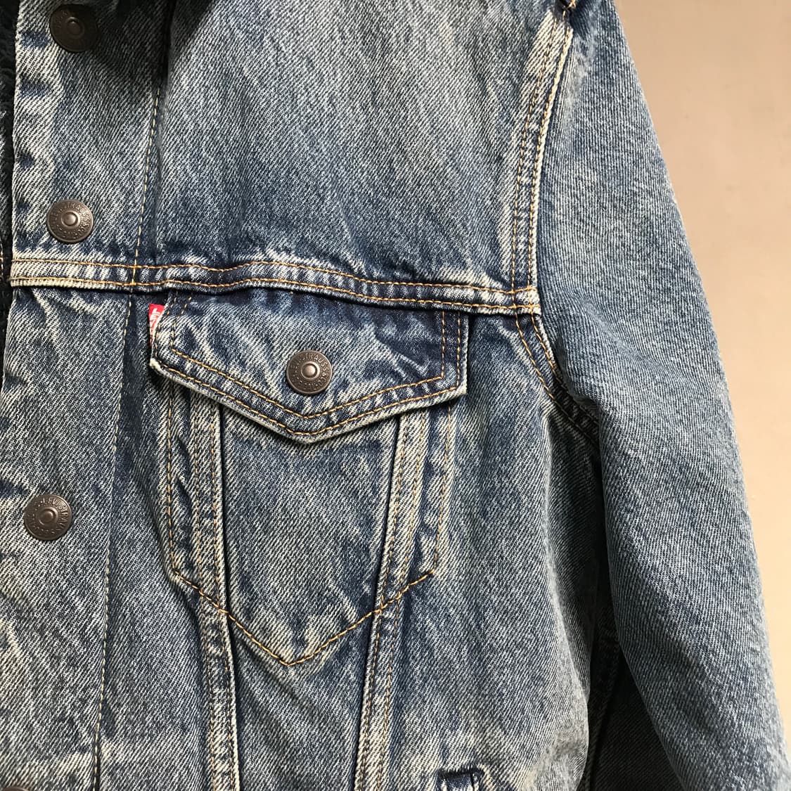 리바이스 쉐르파 데님 자켓 S 상품이미지4