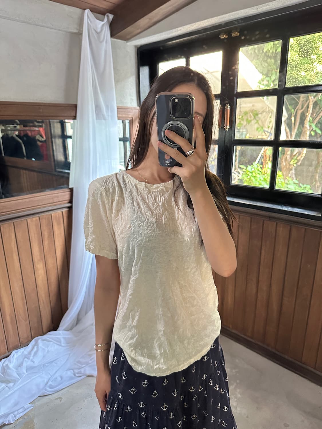 ISSEY MIYAKE ME crinkle tee 상품이미지1