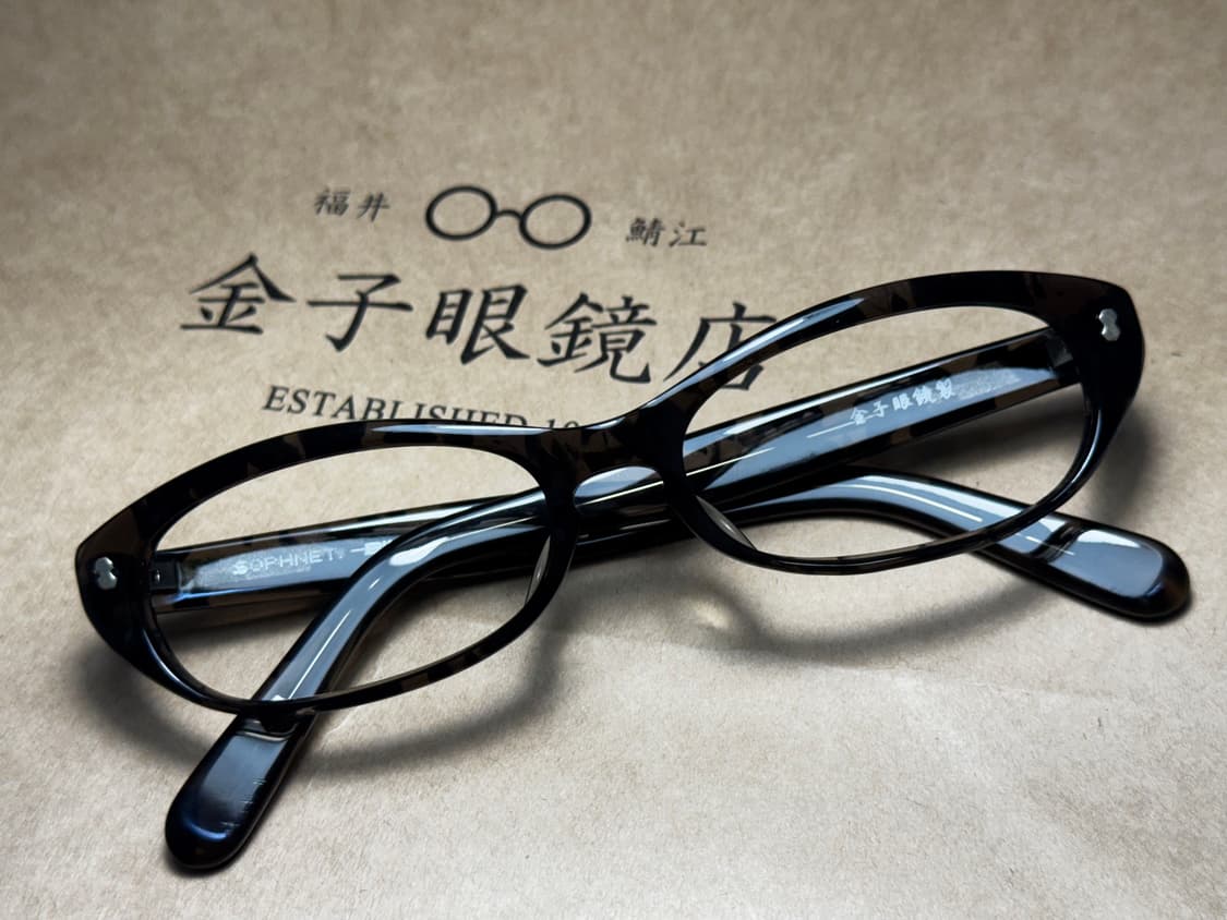 금자안경 x 소프넷 빈초탄 일본제 안경 0238 상품이미지1