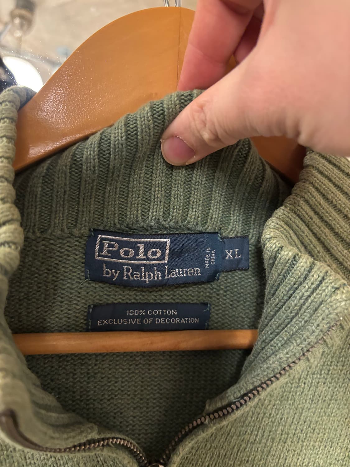 폴로 랄프로렌 아노락니트 상품이미지3