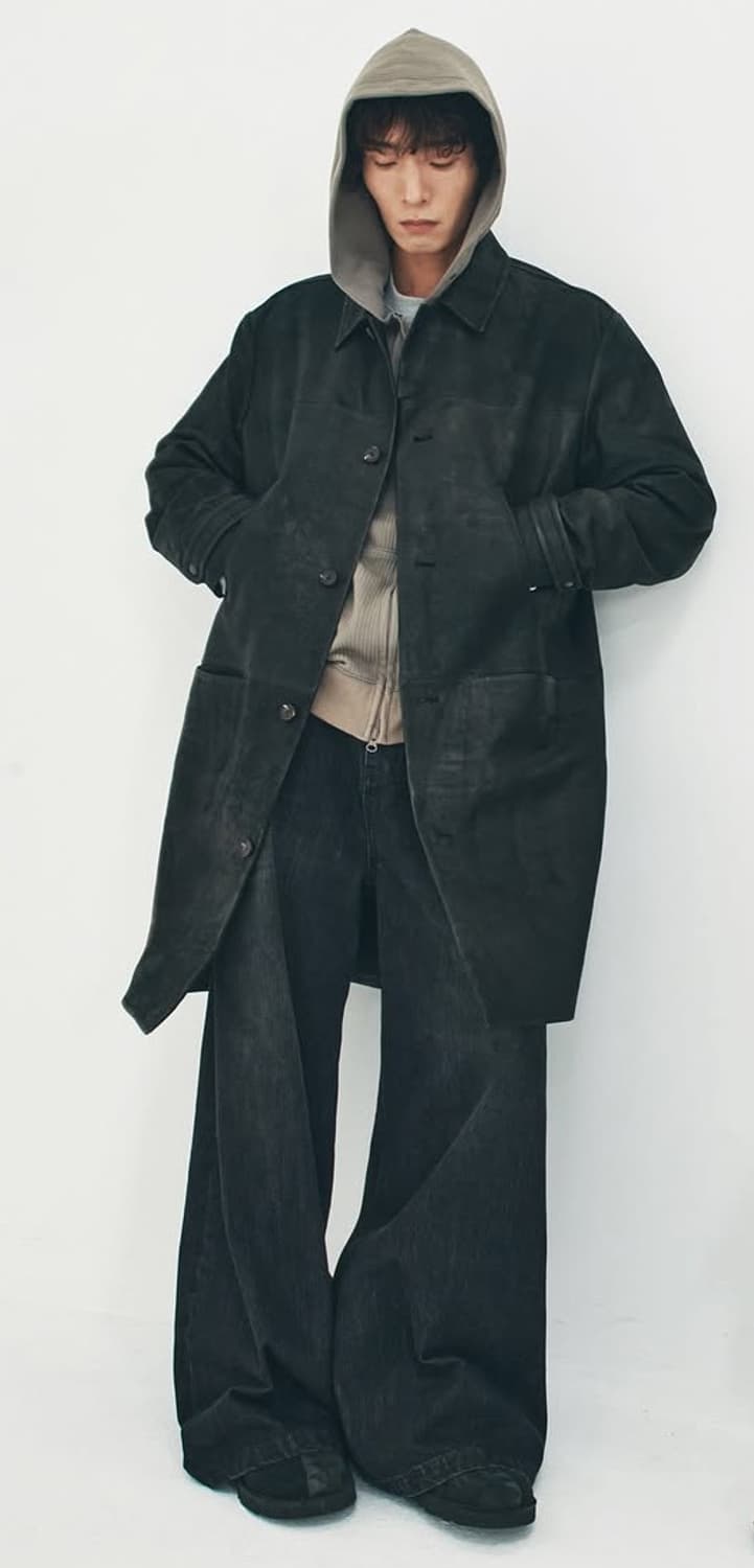 OVERSIZED DENIM FISHTAIL JACKET 상품이미지3