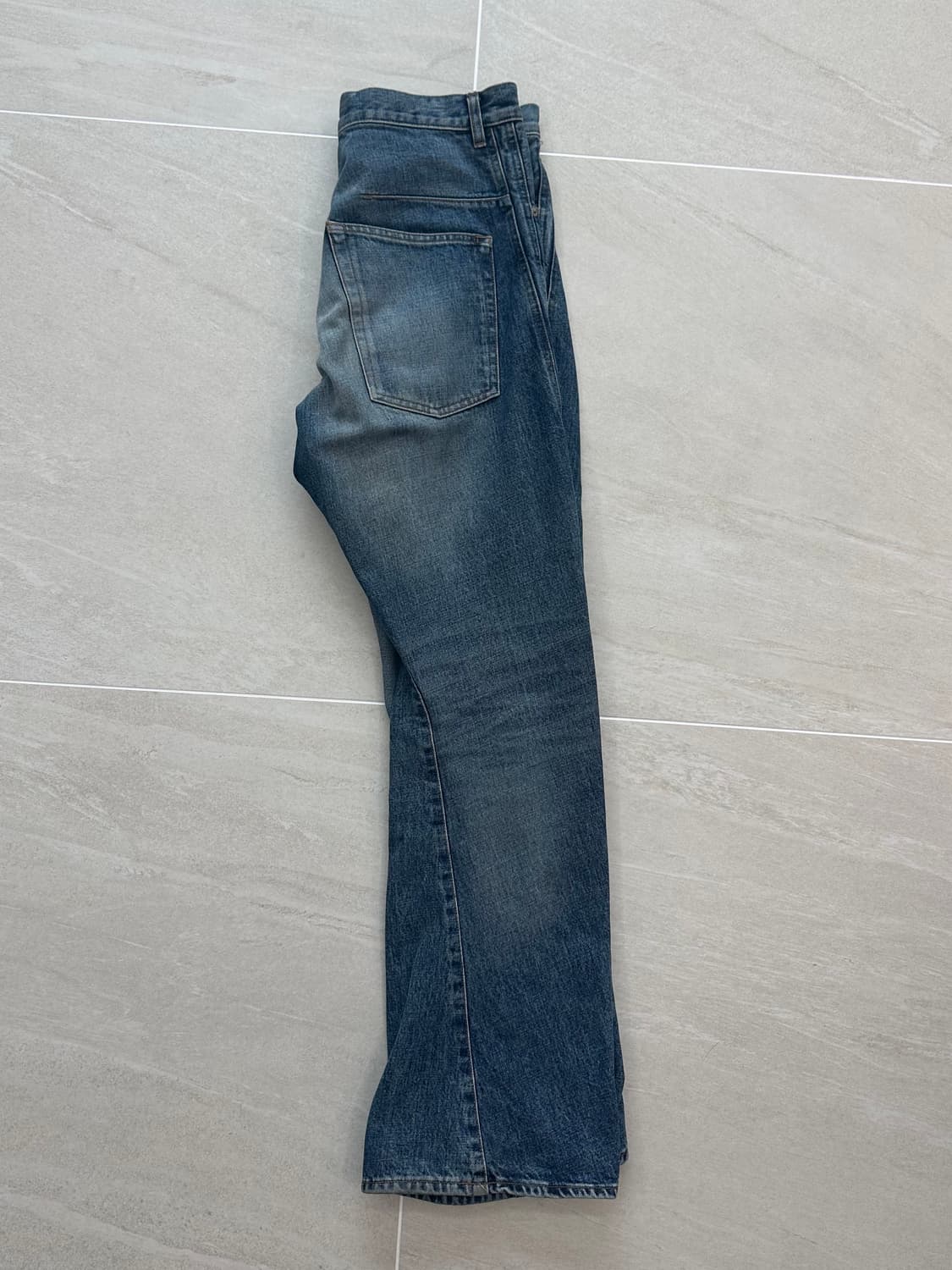 NVRFRGT 네버포겟 3d 트위스트 중청 데님 사이즈 2 상품이미지3