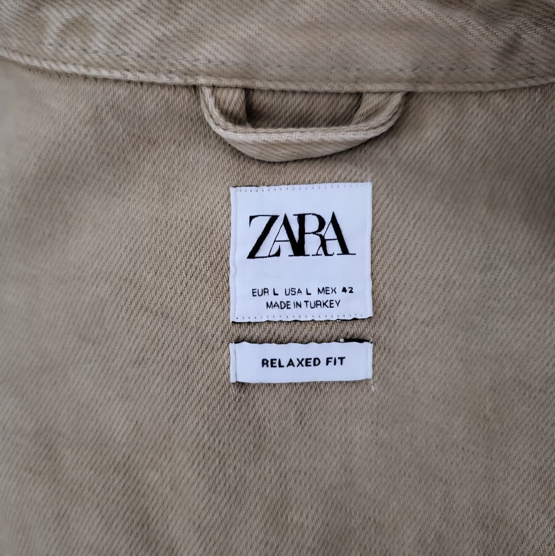 자라 릴렉스드핏 데님 셔츠 자켓  상품이미지4