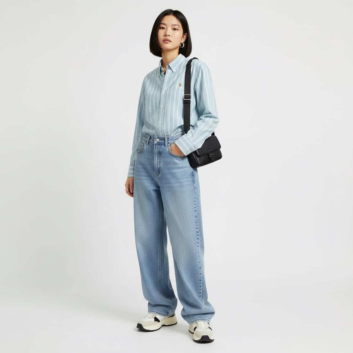 Polo Ralph Lauren 폴로 랄프로렌 하늘 스트라이프 셔츠 6  상품이미지1