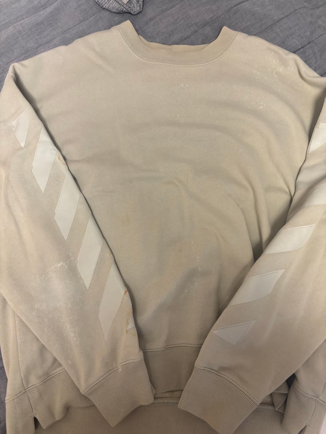 오프화이트 러버 맨투맨 xl 상품이미지2