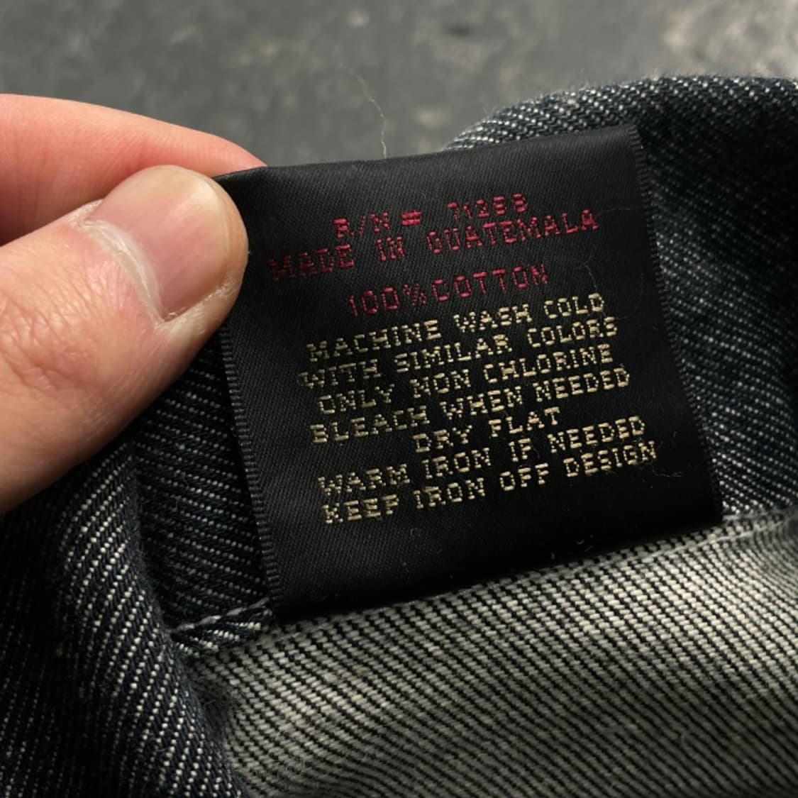 100 로카웨어 자수 데님 자켓  상품이미지4