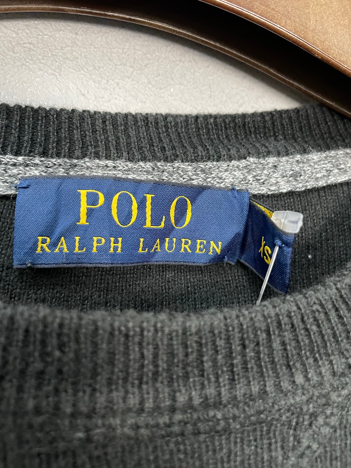 폴로 랄프로렌 크루넥 블랙 맨투맨 H1337 상품이미지5