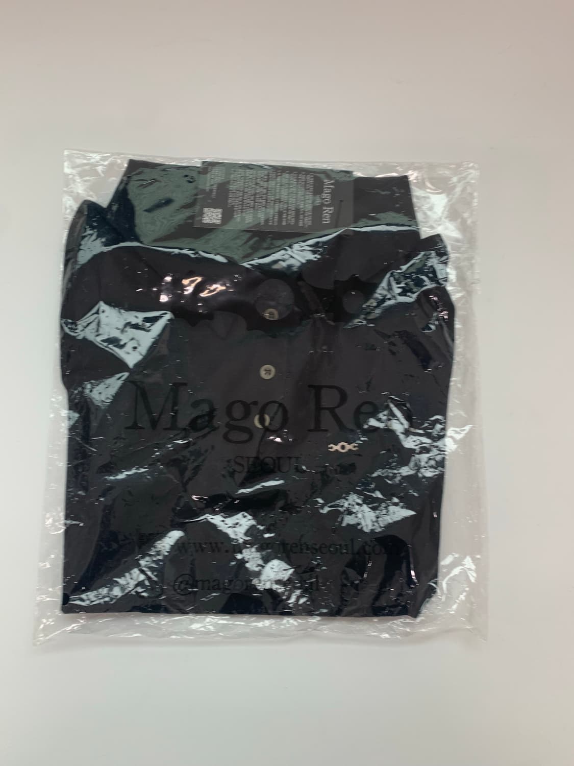 MAGOREN Metal Triclipse Polo Shirt BLACK 상품이미지5