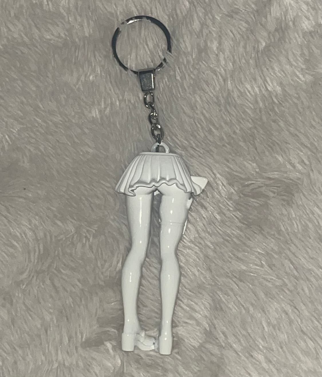 [새상품] 쿠로카미모텔 Leg White 키링 상품이미지3