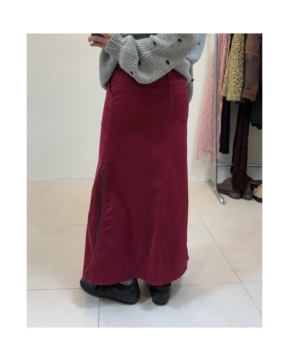 Avirex 지퍼 스커트 상품이미지9