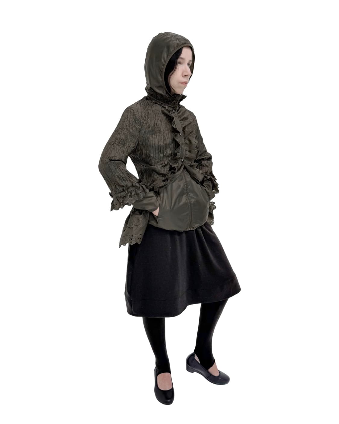 에옹쓰 Uls Mountain Skirt / Deep Dark 상품이미지3