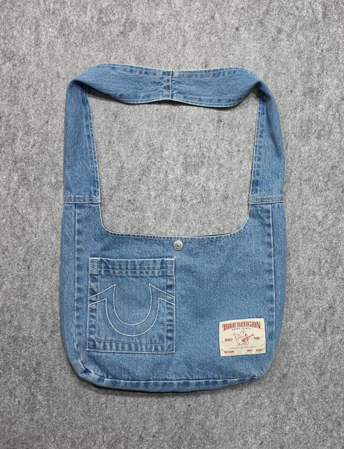 트루릴리젼 데님 사이드 백 가방 크로스백 보부상 가방 상품이미지1