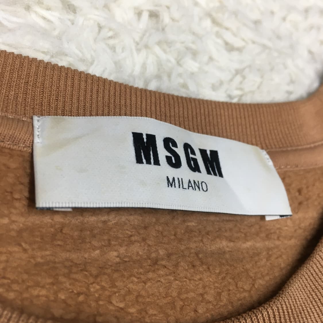 MSGM 여성 백로고 맨투맨 EE07 상품이미지2