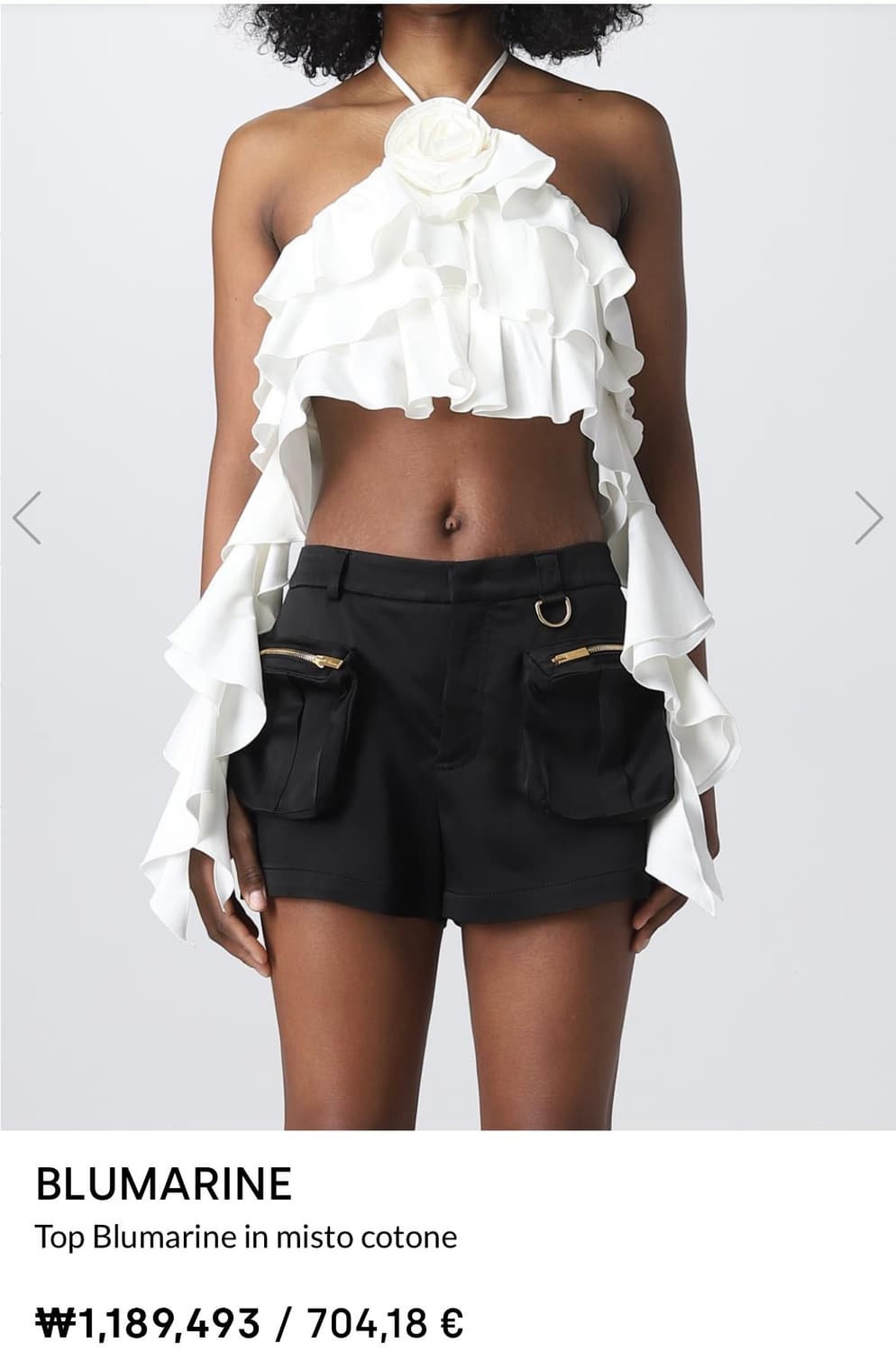 블루마린 로즈 홀터넥 상품이미지3