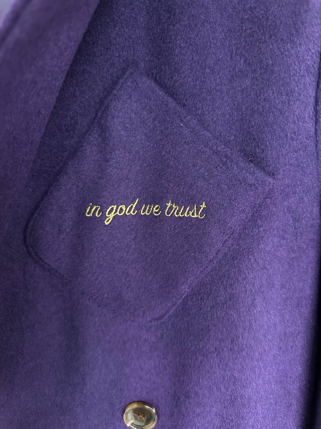 SAINTLESS purple duffel coat 상품이미지7