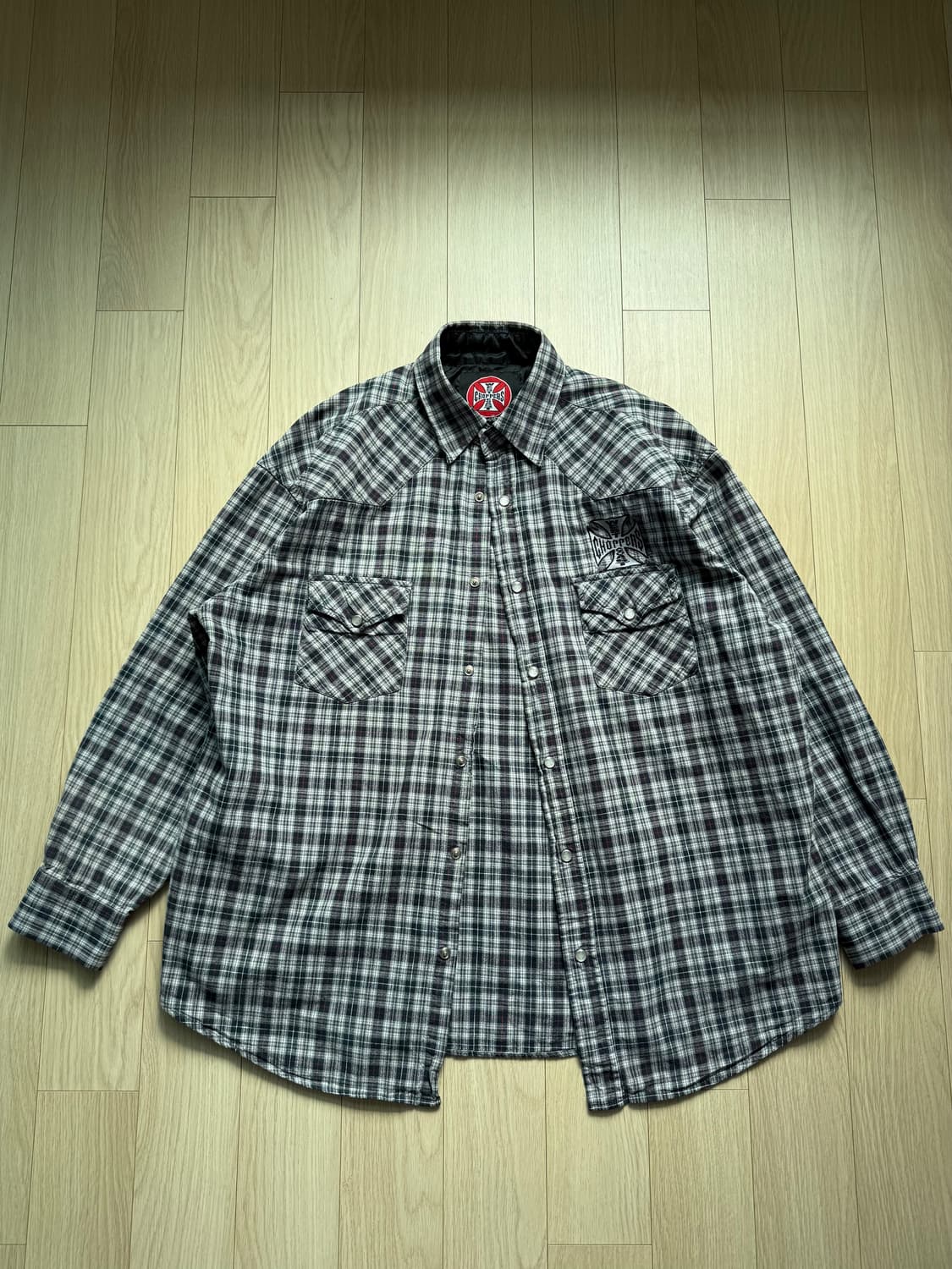 웨스트코스트차퍼 2000s 아이언크로스 셔츠 상품이미지6