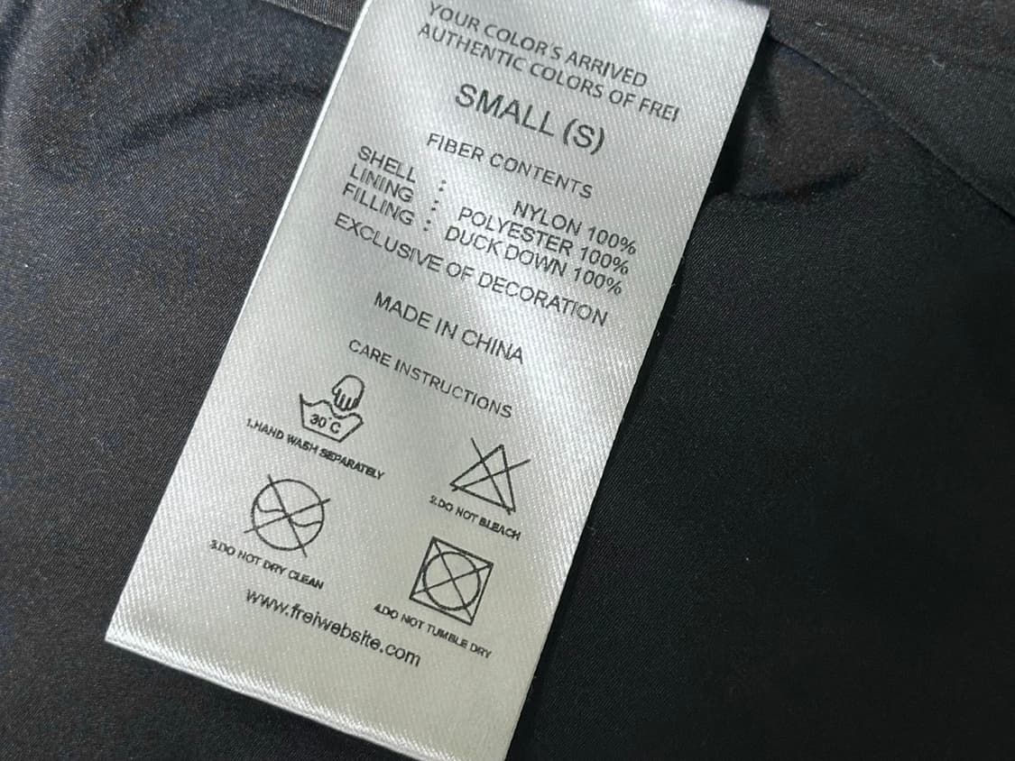 프라이 숏 푸퍼 패딩 블랙 s 상품이미지5